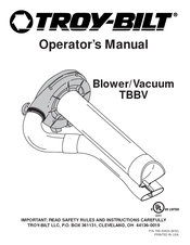 Troy-Bilt TBBV Operator's Manual