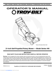 Troy-Bilt 440 Series Operator's Manual
