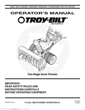 Troy-Bilt 769-03253 Operator's Manual
