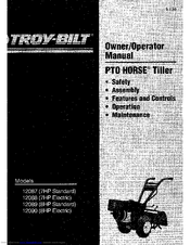 Troy-Bilt PTO Horse 12087 Owner's/Operator's Manual