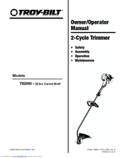 Troy-Bilt TB2000 Owner's/Operator's Manual
