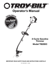 Troy-Bilt TB20DC Operator's Manual