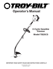 Troy-Bilt TB25C5 Operator's Manual