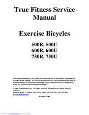 True Fitness 600R Service Manual