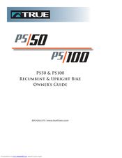 True Fitness P100 Owner's Manual