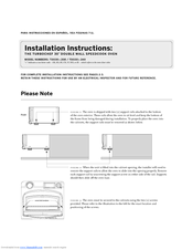 TurboChef TD030* 208 Installation Instructions Manual