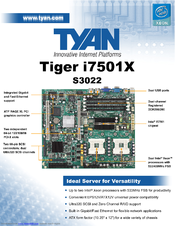 TYAN TIGER I7501X Specifications
