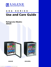 U-Line ADA24RGLB-13 Use And Care Manual
