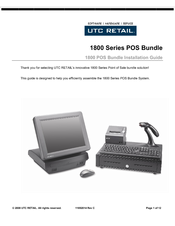 UTC RETAIL ultimatouch 1800 series Installation Manual