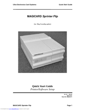 Ultra electronics Sprinter Flip Quick Start Manual