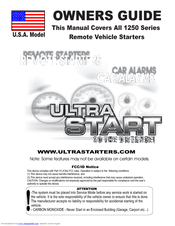 Ultra Start 1250 Series Owner's Manual