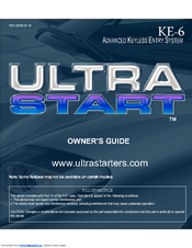 Ultra Start KE-6 Owner's Manual