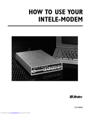 Ultratec INTELE-MODEM How To Use Manual
