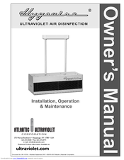 Atlantic Ultraviolet Hygeaire Air Disinfection Owner's Manual