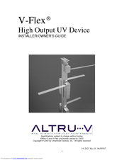 UltraViolet Devices V-Flex Installation  & Owners Manual