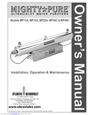 Atlantic Ultraviolet Mighty Pure MP13A Owner's Manual