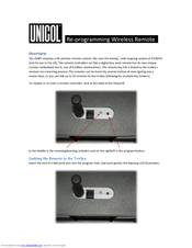 Unicol Wireless Remote Control Product Overview