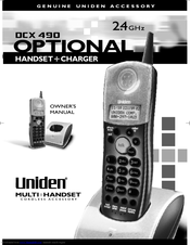 Uniden DCX 490 Owner's Manual