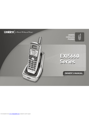 Uniden EXI5660 - EXI 5660 Cordless Phone Owner's Manual