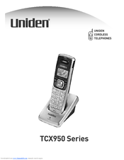 Uniden TCX950 Series User Manual
