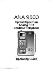 Uniden ANA 9500 Operating Manual