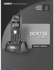 Uniden DCX730 Series Owner's Manual