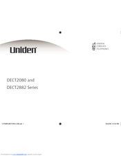 Uniden DECT2882 Series User Manual
