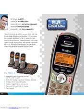 Uniden DSS 7805 WP Brochure & Specs