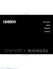 Uniden DXAI4288-2 Owner's Manual