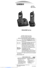 Uniden DXAI4588-2 Owner's Manual