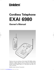 Uniden EXAI 6980 Owner's Manual
