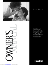Uniden EXS 2050 Owner's Manual