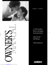 Uniden EXR 2480 Owner's Manual