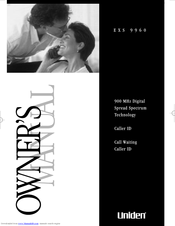Uniden EXS 9960 Owner's Manual