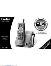 Uniden EXT3165 Owner's Manual