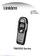 Uniden TWX955 Series User Manual