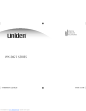 Uniden WXI2077 SERIES Product Manual