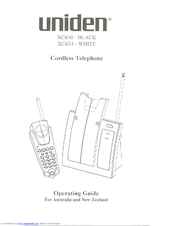 Uniden XC630 Operating Manual