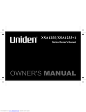 Uniden XSA1255+1 Series Owner's Manual