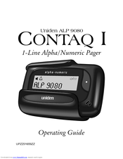 Uniden CONTAQ 1 ALP 9080 Operating Manual