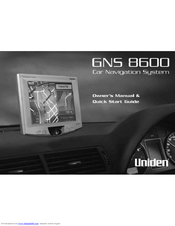 Uniden GNS8600 Owner's Manual