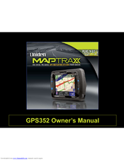 Uniden Maptrax GPS352 Owner's Manual