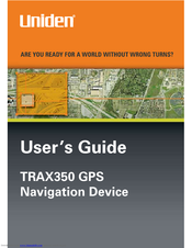Uniden TRAX350 User Manual