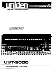 Uniden UST-9000 Installation & Operation Manual