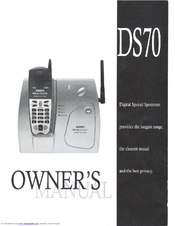 Uniden DS70 Owner's Manual