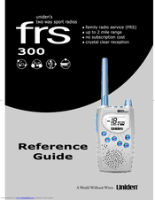 Uniden frs 300 Reference Manual