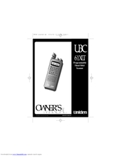 Uniden UBC 61XLT Owner's Manual
