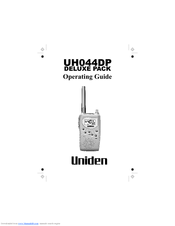 Uniden UH044DP DELUXE PACK Operating Manual