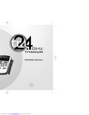Uniden TITANIUM 24-148 Owner's Manual