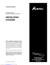 Avtec AFWO Operator's Manual